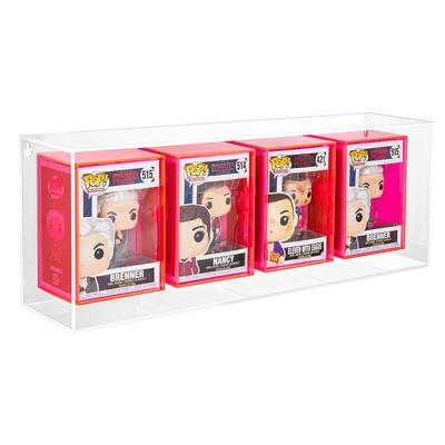 OnDisplay Wall/Table Mount Deluxe Neon Acrylic Display for Funko Pop/Dolls/Figurines - Bobbleheads, Blinds, and Collectibles
