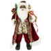 24" African American Santa Claus with Gift Bag Christmas Figure