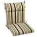 22-inch by 45-inch Three-section Outdoor Seat/Back Chair Cushion - 22 x 45