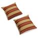 17-inch All-weather Outdoor Throw Pillows (Set of 2, Multiple Patterns)