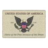 United States of America Patriotic Accent Rug - 20"x34"