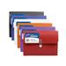 Bazic 3178 7-Pocket Letter Size Poly Expanding File Pack of 12