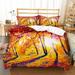 3D landscape printing series quilt cover 3D Quilt Pillow Cover Bed Sheet Bedding Set 5-piece Bedding Comforter Sheet Sets Bed Sheet Set