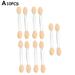 10Pcs Double-end Cosmetic Makeup Eye Shadow Sponge Brush Applicators U0R0