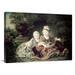 Global Gallery Duc De Berry & Count De Provence As Children Art Print