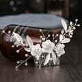 Handcrafted Hair Side Combs with Rhinestones Leaves Hair Headwear for Bridesmaid Wedding Dating Shopping