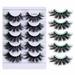 ASEIDFNSA Natural Wispy Lashes 20 Pair False Eyelashes 5 Pairs Of Colorful Fried False Eyelashes Multilayer Thick Imitation Eyelashes Eyelashes Dramatic Long And Thick Curly False Eyelashes