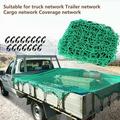Hesroicy 1 Set Car Protective Mesh with Hook Anti-falling Heavy Duty Trailers Car Cargo Net Luggage Extend Mesh Cover Truck Bed Accessories