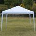 Kadyn Outdoor Gazebo Canopy 10 x 10 Practical Waterproof Right-angle Folding Tent and No Surrounding Cloth Wedding Party Tent for Outside White