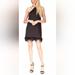 Michael Kors Dresses | Black Michael Kors Dress With Feathered Hem. | Color: Black | Size: Xl