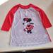 Disney Pajamas | Disney 3t Toddler Girl Minnie Mouse Pajamas Night Dress Night Gown Pj's | Color: Gray/Red | Size: 3tg