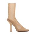 Burberry Shoes | Burberry Beige Stretch Tulle Ankle Boots | Color: Brown | Size: Various