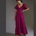 Anthropologie Dresses | Anthropologie Flutter Sleeve Tiered Maxi Dress | Color: Pink | Size: S