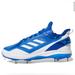 Adidas Shoes | New Adidas Icon 7 Boost Sz 13 Baseball Cleats Blue White Metal Bounce | Color: Blue/White | Size: 13