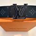 Louis Vuitton Accessories | Louis Vuitton 3 Steps 40mm Reversible Belt | Color: Black/Gray | Size: 85 Cm