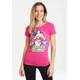 T-Shirt LOGOSHIRT "Print DC Comics Wonder Woman Stars" Gr. S, rosa Damen Shirts Longshirts
