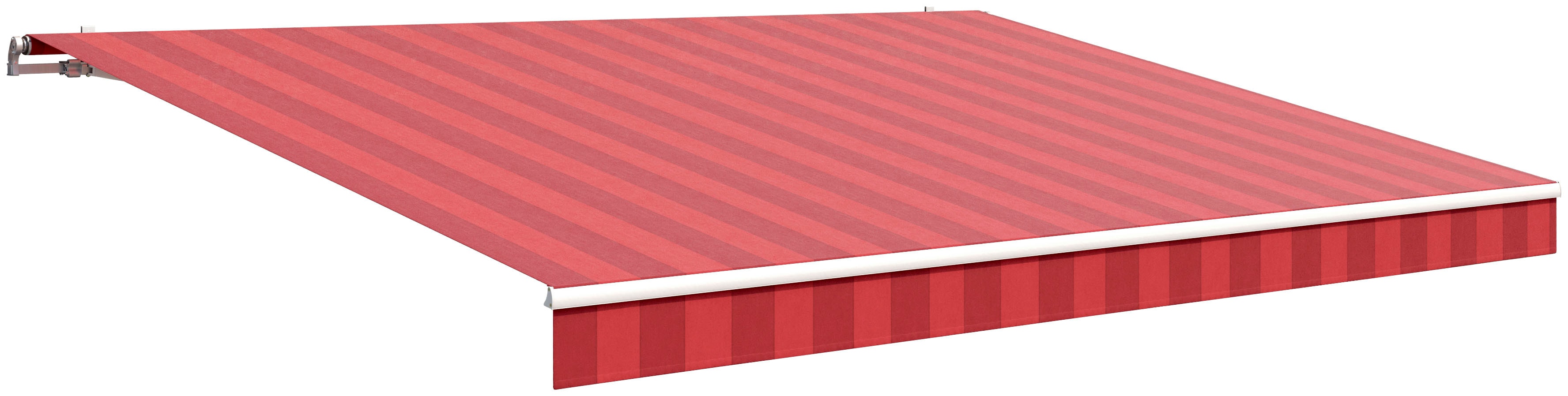 Gelenkarmmarkise WISMAR "Classic", rot (bordeaux), B:450cm H:25cm, Polyacryl, Markisen