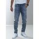 Jogg Pants BUFFALO Gr. XL (56/58), N-Gr, blau (blau, moonwashed) Herren Jeans