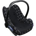 The Original Dooky 126822 Universal Car Seat Cover Group 0 +, Black with Triangles