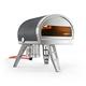 ROCCBOX Gozney Portable Outdoor Pizza Oven - Includes Professional Grade Pizza Peel, Built-In Thermometer and Safe Touch Silicone Jacket - Propane Gas Fired, With Rolling Wood Flame - Grey