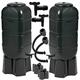 2 Rainsaver Garden Water Butts 100 Litre Tanks Including Taps With Stands and Filler Kits