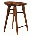 OZCULT High Stool Chair Bar Stool Modern Simplicity High Stool Ergonomic Design Kitchen Breakfast Stool Bar Counter Bearing Weight 150kg High 55/65/75cm (Color : Walnut, Size : 55cm(21.6"))