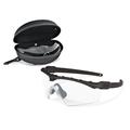 Oakley SI Ballistic M Frame 3.0 Array SunglassesMatte Black Fleet FrameShield Prizm Clear/Grey Lens OO9146-21
