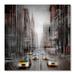 East Urban Home City Art 5th Avenue Yellow Cabs Graphic Art Paper in Gray | 14 H x 14 W in | Wayfair EUNH4390 33353831