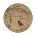 The Holiday Aisle® Elleni Wood Decorative Plate Wood in Brown/Green/Red | 11 H x 11 W x 0.5 D in | Wayfair A1490B6F58904DAFA9029F183C847AF7