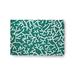 White 36 x 24 x 0.12 in Indoor/Outdoor Area Rug - Dovecove Blocton Machine Woven Chenille Indoor/Outdoor Area Rug in Green/Chenille, | Wayfair