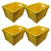 Rebrilliant Plastic Cube Set Plastic in Yellow | 11.6 H x 13.5 W x 18.5 D in | Wayfair 3B4DAF126984450DAAB70200B2556C23