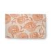 Orange 30 x 18 x 0.12 in Kitchen Mat - August Grove® Annam Antique Flowers Kitchen Mat, Polyester | 30 H x 18 W x 0.12 D in | Wayfair