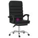 Latitude Run® Massage Reclining Office Chair Faux Leather Upholstered/Metal in Black | 24.8 W x 22 D in | Wayfair 6BC66C045CAF4659A5ABF5B33A301F43