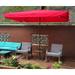 Arlmont & Co. Miyley 6'6" x 10' Rectangular Beach Umbrella in Red | 78.1 H x 78 W x 120 D in | Wayfair B7A7C50127054F51A0F2F86912F55831