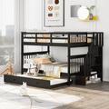 Harriet Bee Gjoko Full/Double Storage Bed Wood in Brown | 62.21 H x 58.08 W x 94.25 D in | Wayfair A8451F3B337B452FBC132712683A8EE2