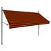 Arlmont & Co. Retractable Awning w/ Hand Crank & LEDs Sunshade Patio Shelter | 3 H x 118.1 W x 0 D in | Wayfair 3C7DEDC22E3F485E8B9168B7E17B1846