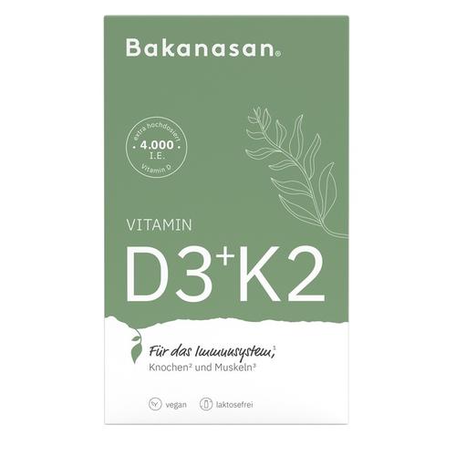 Bakanasan – Vitamin D3+K2, 60 St. Vitamine