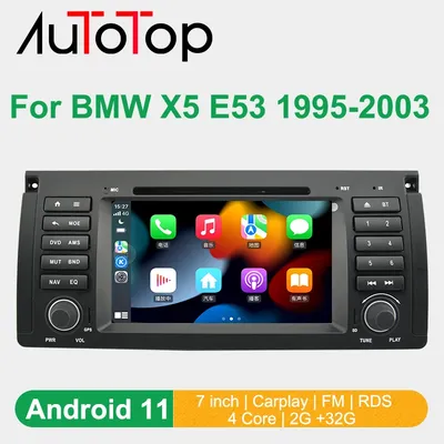 AUTOTOP – autoradio multimédia Android Navigation GPS Carplay lecteur vidéo stéréo 2 Din unité
