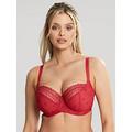 Cleo by Panache Blossom Wired Balconette Bra - Raspberry Pink, Pink, Size 36D, Women