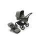 Bugaboo Fox 5 Complete Stroller - Black/Forest Green/Forest Green