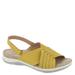 Earth Origins Suzie - Womens 9 Yellow Sandal W