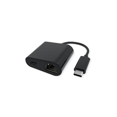 VALUE USB 3.2 Gen 2 Typ C zu Gigabit Ethernet Konverter + 1x PD Port, 100W Image