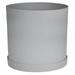 Bloem 12-in Mathers Round Resin Planter with Saucer - Cement Gray