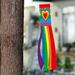Colorful Windsock Durable Tassel Windsock Streamer Reliable Hanging Flag Windsock Flagge Windsack for Balcony Camper Yard Outdoor Decoration Style D