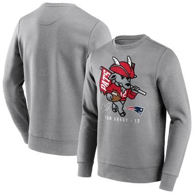 New England Partiots Brady Comback Graphic Crew Sweatshirt – Herren Image
