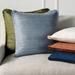 Set of 2 Marilia Silk Decorative Pillow Covers - Teal, 13" x 22" Teal - Frontgate