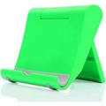 MENKEY Cell Phone Stand for Desk Foldable Cell Phone Holder Mobile Stand Phone Dock Multi-Angle Universal Adjustable Tablet Stand Holder Compatible with Most Cell Phone and Tablet for Desk (Green)