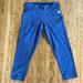 Adidas Other | Adidas Climalite Blue Workout Leggings | Color: Blue/Gray | Size: Small