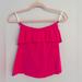 Lilly Pulitzer Tops | Lilly Pulitzer Hot Pink Ruffle Tube Top Size:Xs | Color: Pink | Size: Xs