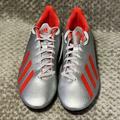 Adidas Shoes | Adidas Men X 19.4 Fxg Soccer Cleat F35379 Silver Metallic/Hi-Res Red/Black Sz 12 | Color: Red/Silver | Size: 10